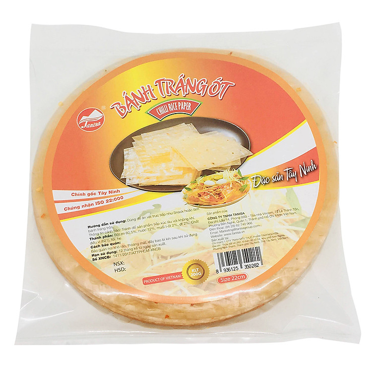 Bánh Tráng Ớt Tanisa