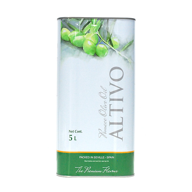 Dầu Oliu hiệu Altivo Tây Ban Nha - Pomace Olive Oil Altivo (Thùng 5 lít)
