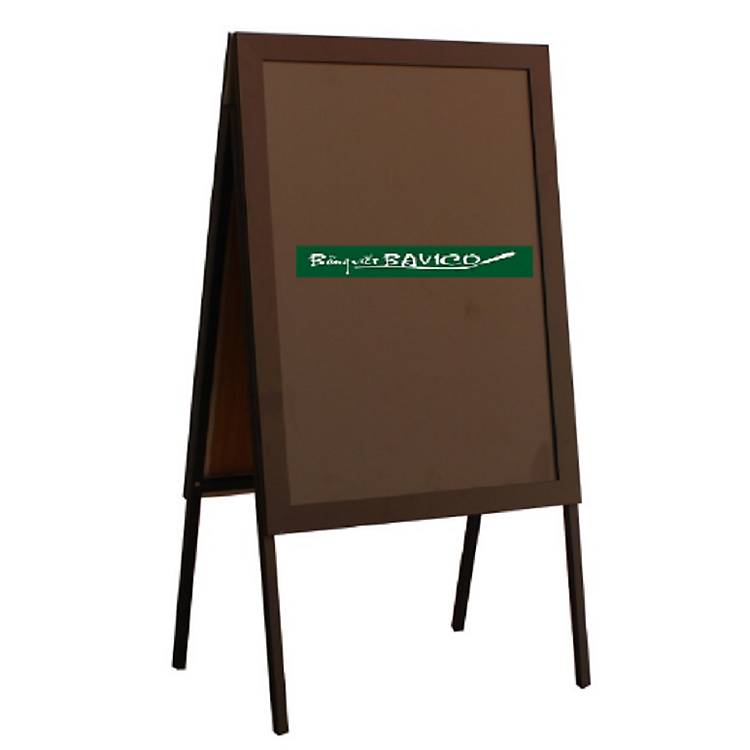 Bảng Đen Menu Khung Gỗ Đen 2 Mặt