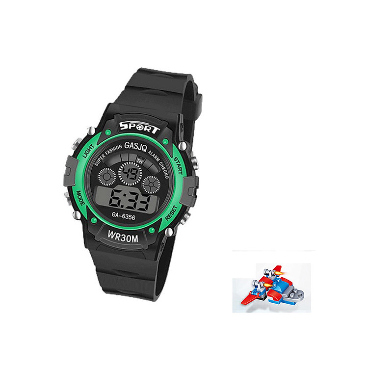 Đồng hồ trẻ em_ Tặng bộ lắp ghép mô hình