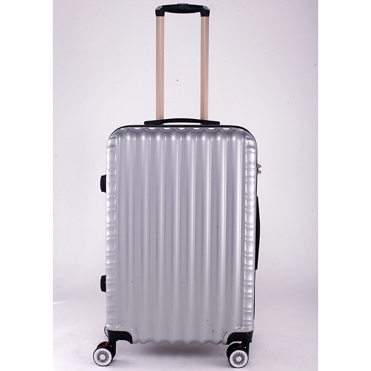 Vali kéo du lịch 840 nhựa ABS chịu lực tốt - Bạc