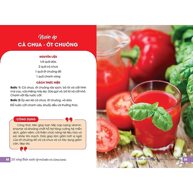 Nước Ép Từ Thiên Nhiên Tăng Cường Sức Đề Kháng Với Juice - 50 Công Thức Nước Ép Xanh Cho Sức Khỏe Vàng - Ảnh 7