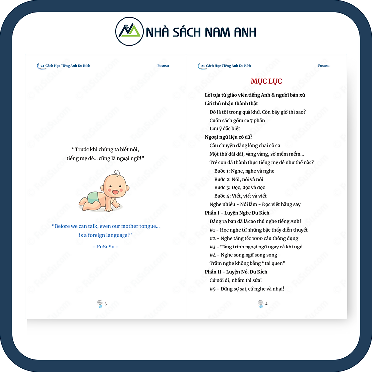 21 Cách Học Tiếng Anh Du Kích - FuSuSu (Song ngữ) - Ảnh 5