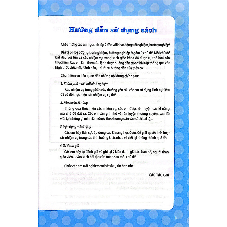 Bài Tập Hoạt Động Trải Nghiệm, Hướng Nghiệp 9 - Bản 1 (Chân Trời) - Ảnh 4