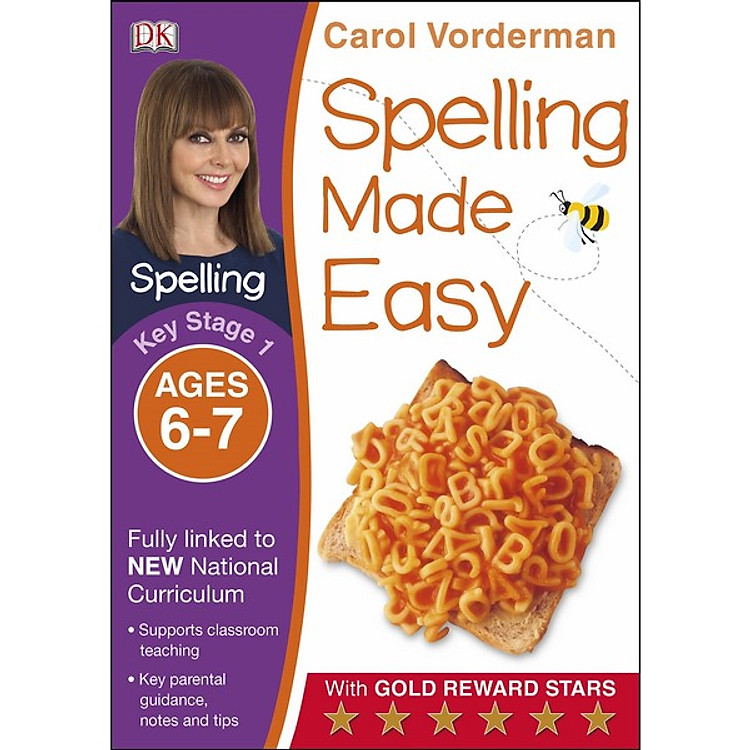 Sách Carol Vorderman: Spelling Made Easy Ages 6-7 Key Stage 1