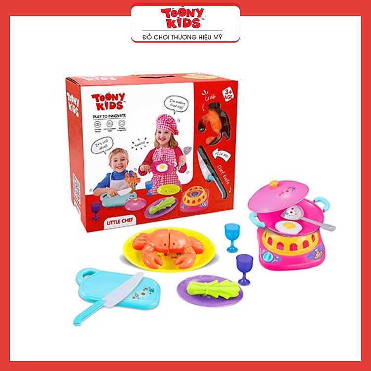 Bộ Nấu Ăn TOONYKIDS Cho Bé Chính hãng Giá rẻ