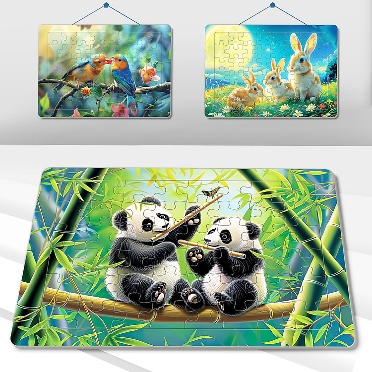 Mua Xếp hình Tia Sáng Panda 48 Mảnh Chính hãng Giá rẻ - Hình ảnh 2