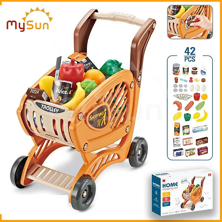 Chọn mua tại Shopee: Xe đẩy siêu thị lớn kèm đồ chơi - Giá tốt nhất tại Mall Shop