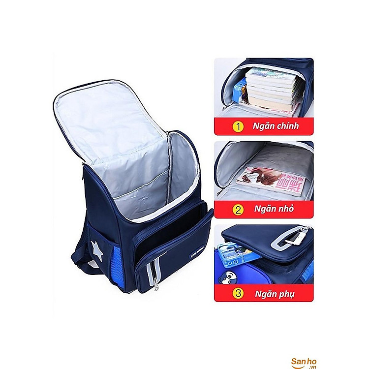 Balo Học Sinh Chống Gù Lưng MINIIN - Ảnh 5