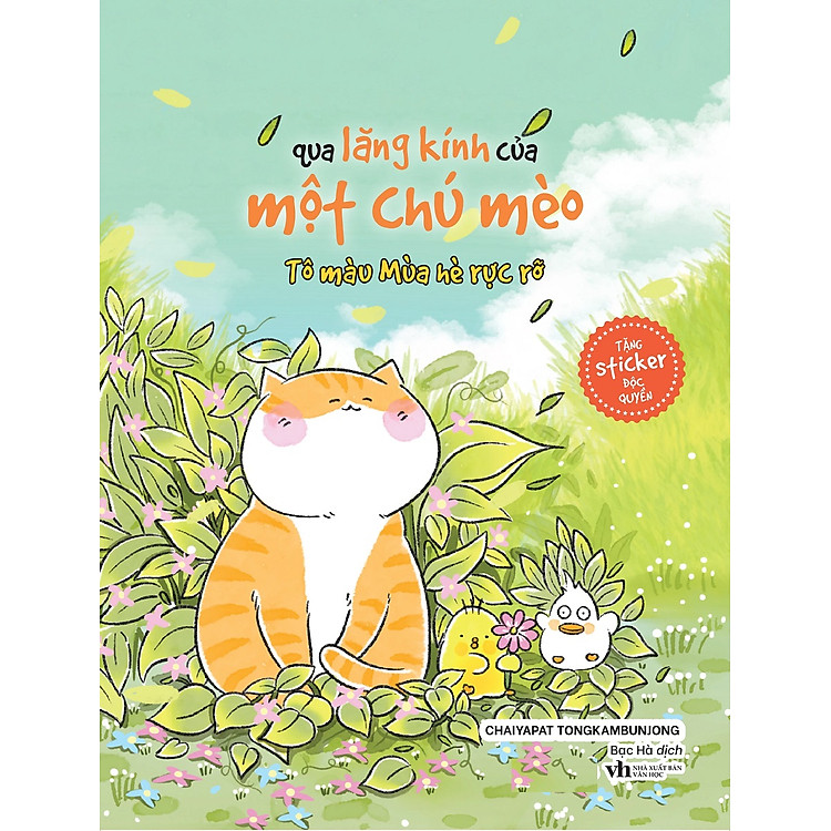 Qua Lăng Kính Của Một Chú Mèo: Tô Màu Mùa Hè Rực Rỡ - Tặng Set Sticker (Số Lượng Có Hạn)