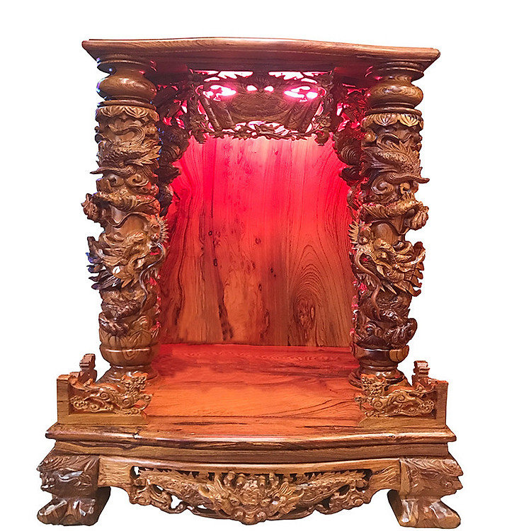 Bàn thờ Thần Tài gỗ Cẩm Lai