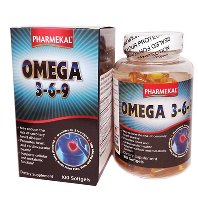 Thực Phẩm Chức Năng Viên Uống Dầu Cá Omega 3-6-9 60 Viên