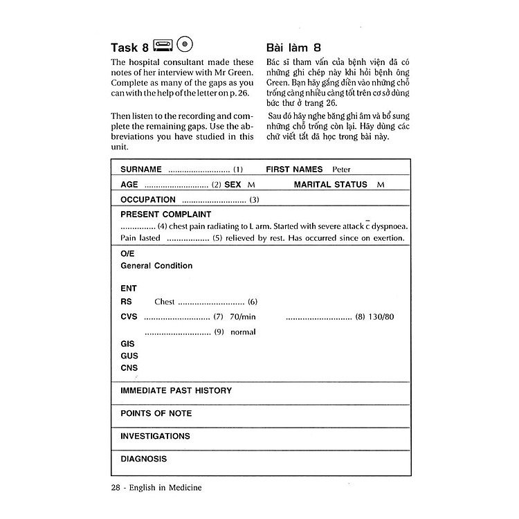 Tiếng Anh Trong Y Khoa - English In Medicine - Ảnh 3