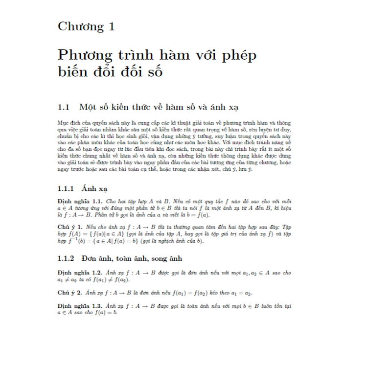 Chuyên Khảo Phương Trình Hàm (HA) - Ảnh 2
