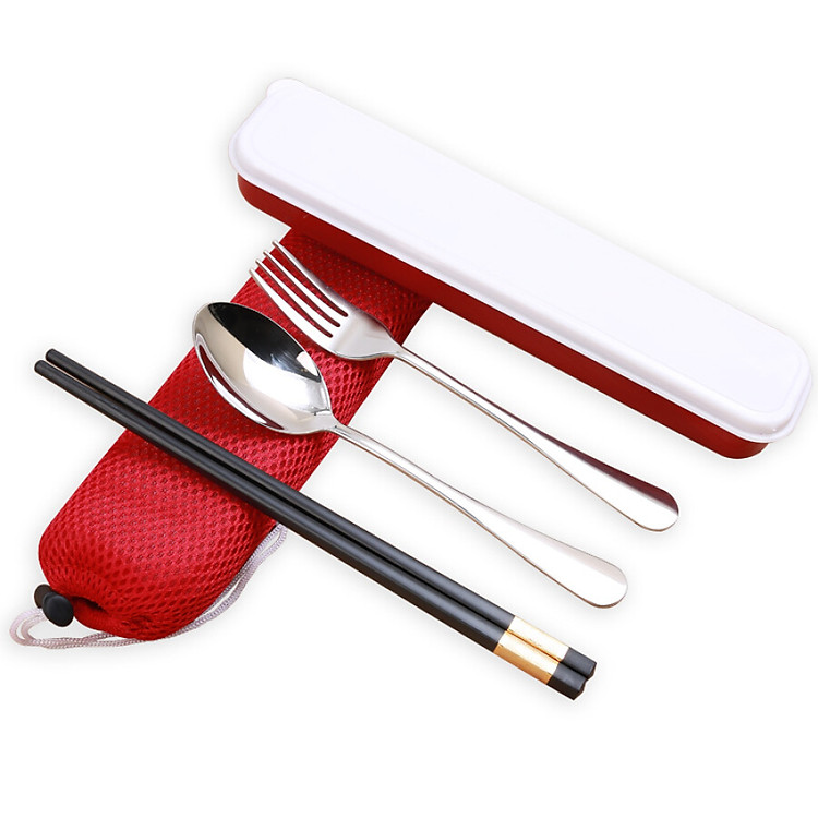 Bộ Đũa Nĩa Muỗng Inox Hàn Quốc Pick up SK-6217