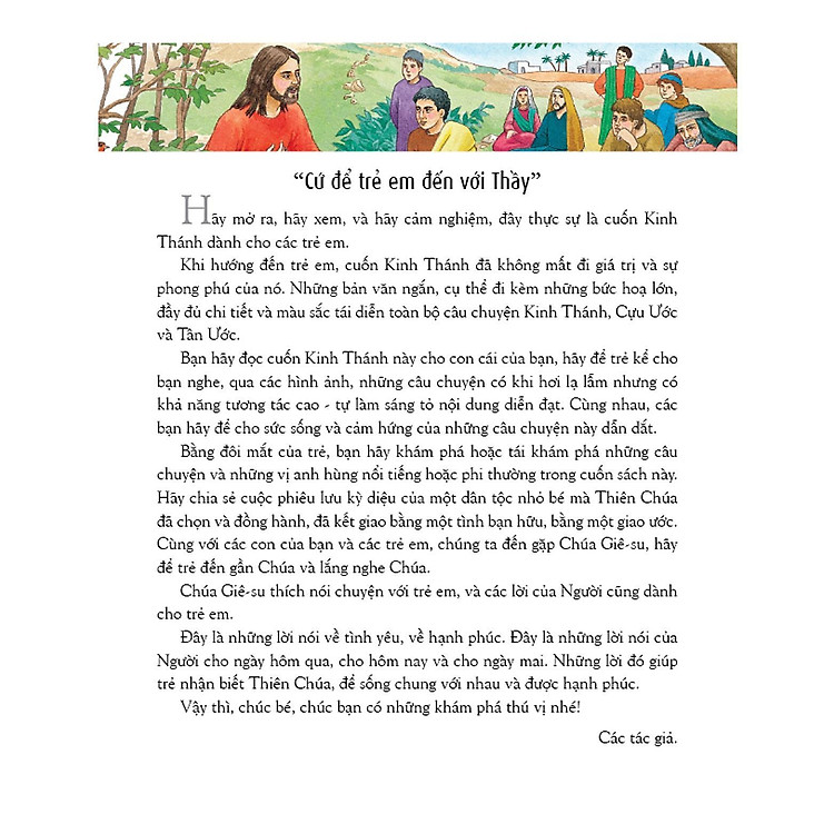 Kinh Thánh Cho Thiếu Nhi - Cựu Ước Và Tân Ước - Ảnh 4