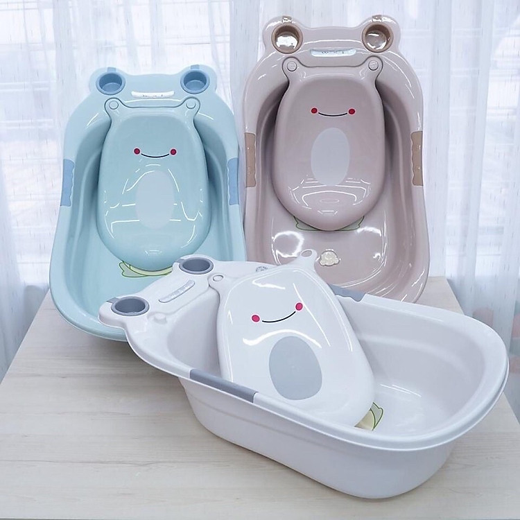 Mua Chậu tắm cho bé hình ếch dễ thương Chính hãng Tiết kiệm - Hình ảnh 3