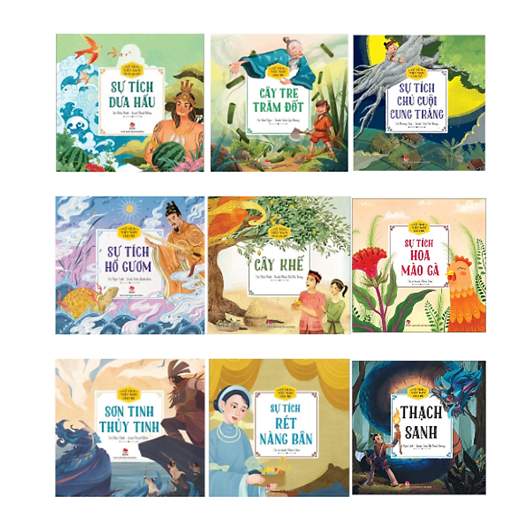 Combo 5 cuốn Cổ tích Việt Nam cho bé - Set ngẫu nhiên không trùng tập - Bản in màu - Kim Đồng