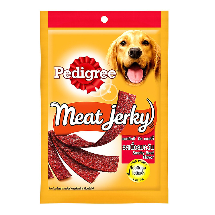 Thức Ăn Vặt Chó Pedigree Bò Xông Khói (80g)