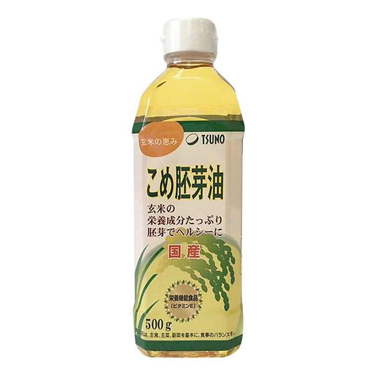 Dầu Mầm Gạo Nhật bản Tsuno Cao Cấp 500g