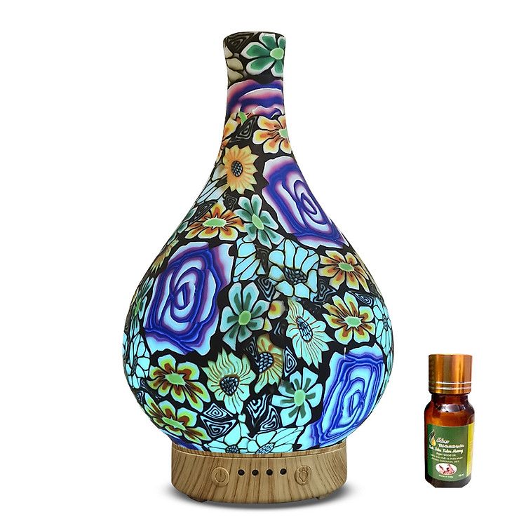 Máy Khuếch Tán Tinh Dầu Phong Thủy Đế Xoay Cao Cấp | Mang Lại Tài Lộc | Tặng 1 Tinh Dầu Trầm Hương Cao Cấp