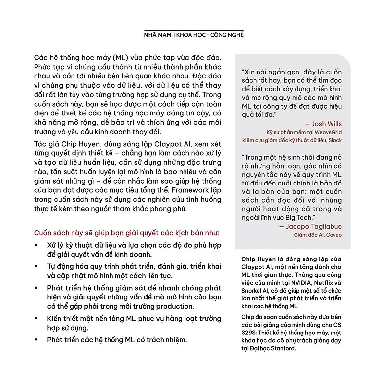 Thiết kế hệ thống học máy (Chip Huyen) - Ảnh 4