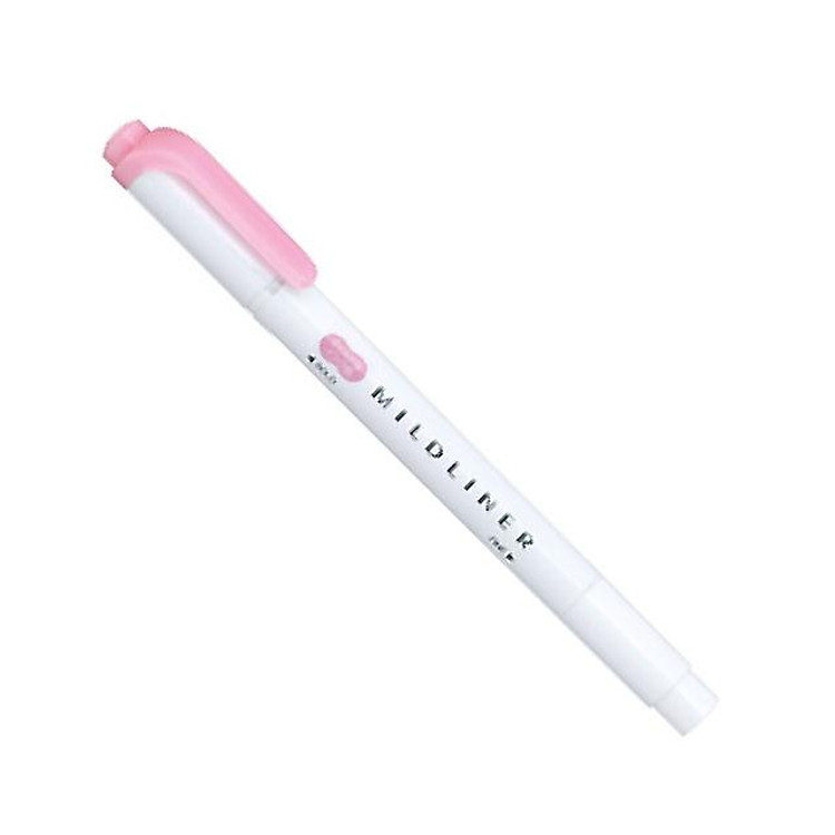 Viết Lông Dầu Dạ Quang Zebra Mildliner-MP (Mild Pink) - Ảnh 2