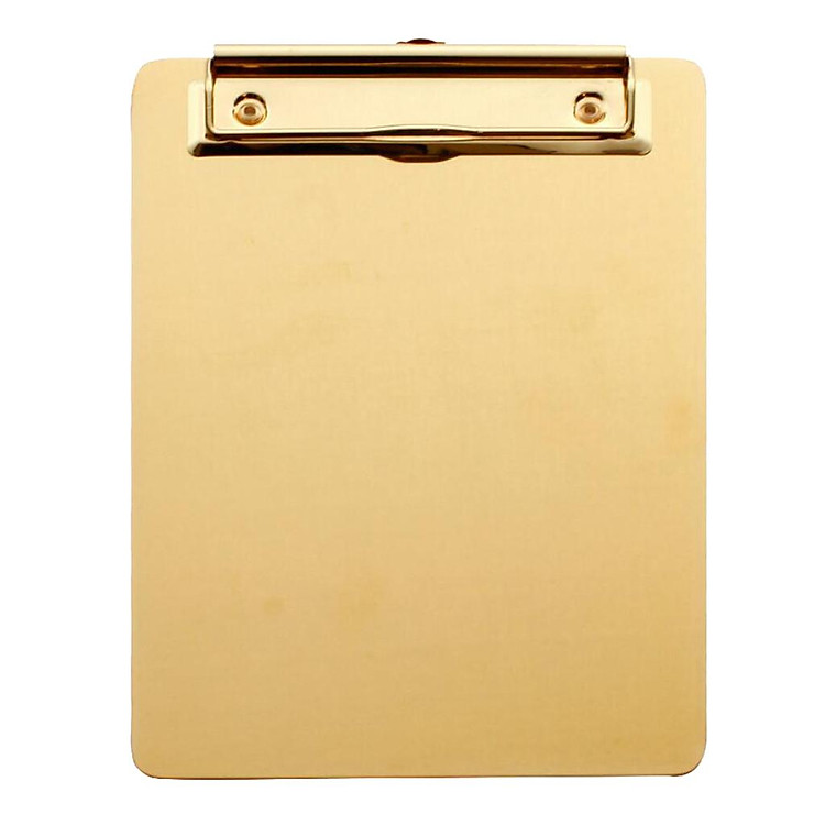 Portable Clipboard Stainless Steel Writing Board Metal Clip Document Holder
