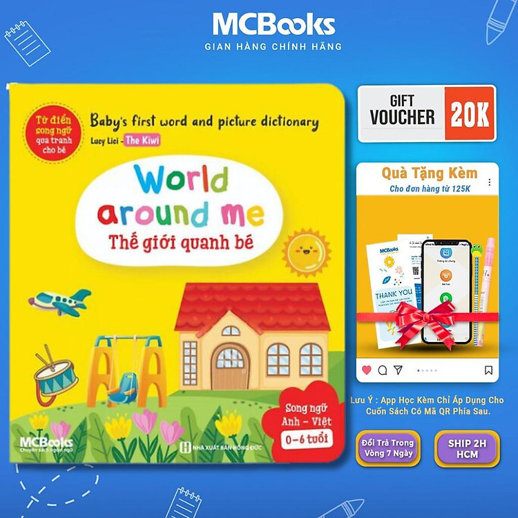 Từ Điển Song Ngữ Qua Tranh Cho Bé - Baby's First Words And Picture Dictionary