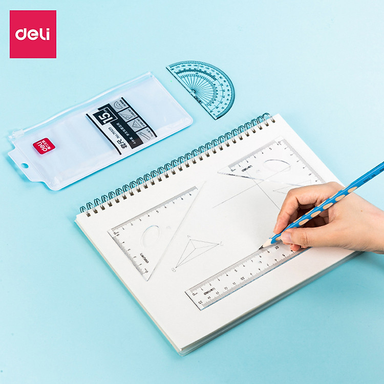 Bộ Thước Kẻ Học Sinh (4 chiếc) - Ảnh 7