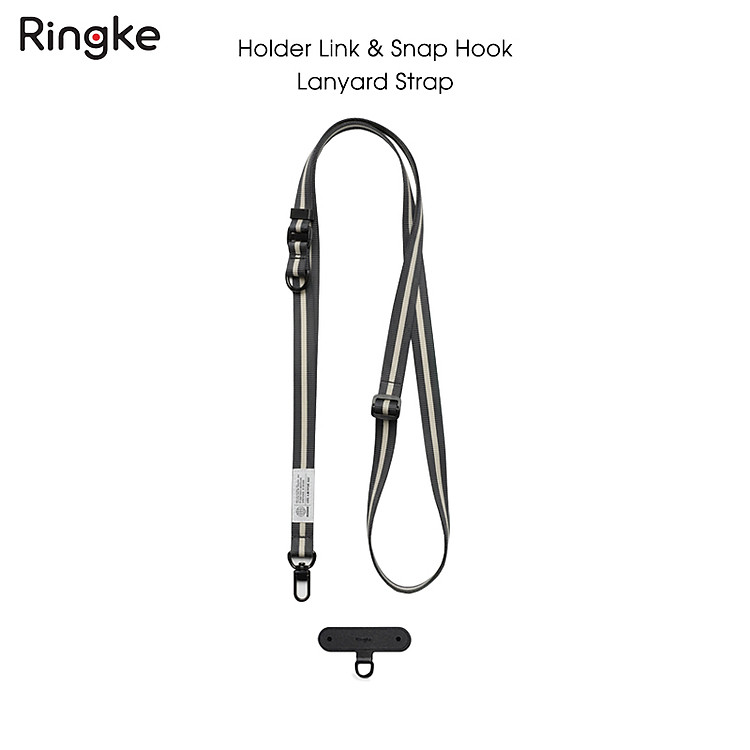 Dây đeo cho điện thoại RINGKE Holder Link & Snap Hook Lanyard Strap - Hàng Chính Hãng