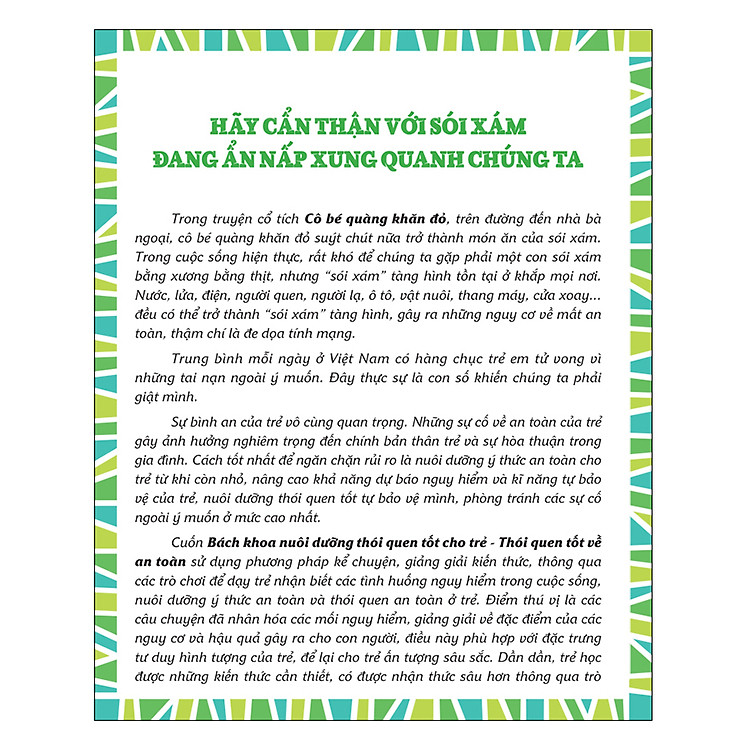 Bách Khoa Nuôi Dưỡng Thói Quen Tốt Cho Trẻ - Ảnh 3