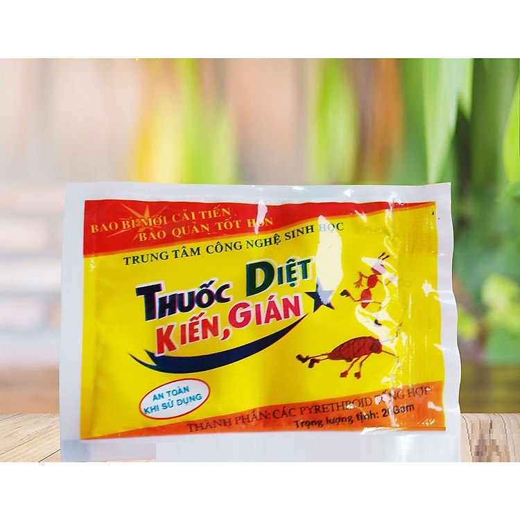 (Combo 5 gói) Thuốc diệt kiến gián Hanpet mỗi gói 20gr