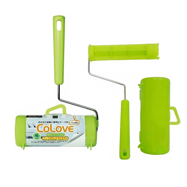 Bộ 2 cây lăn hút bụi đa năng tiện dụng ( màu xanh) - Hàng nội địa Nhật