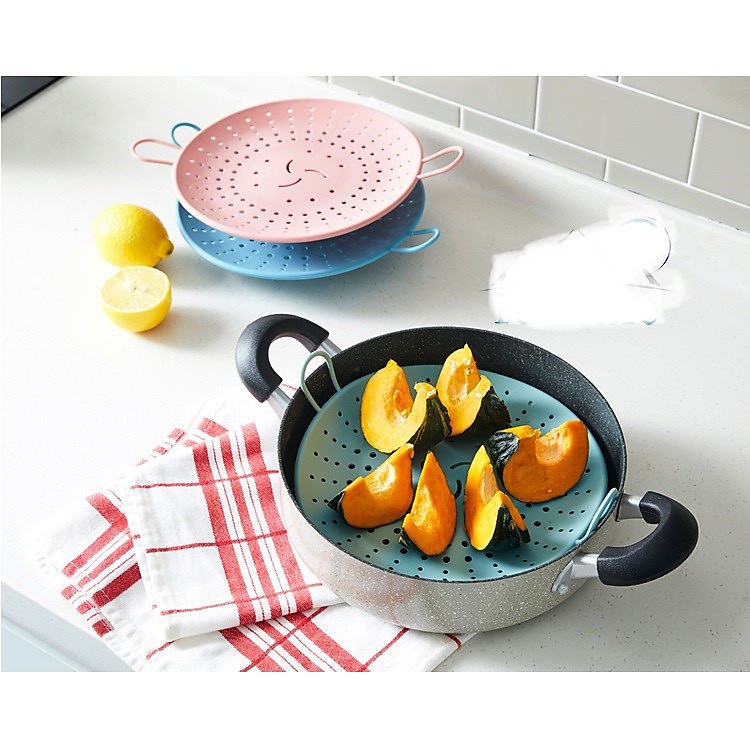 Xửng hấp Lock&Lock bằng Silicone có tay cầm CKT204