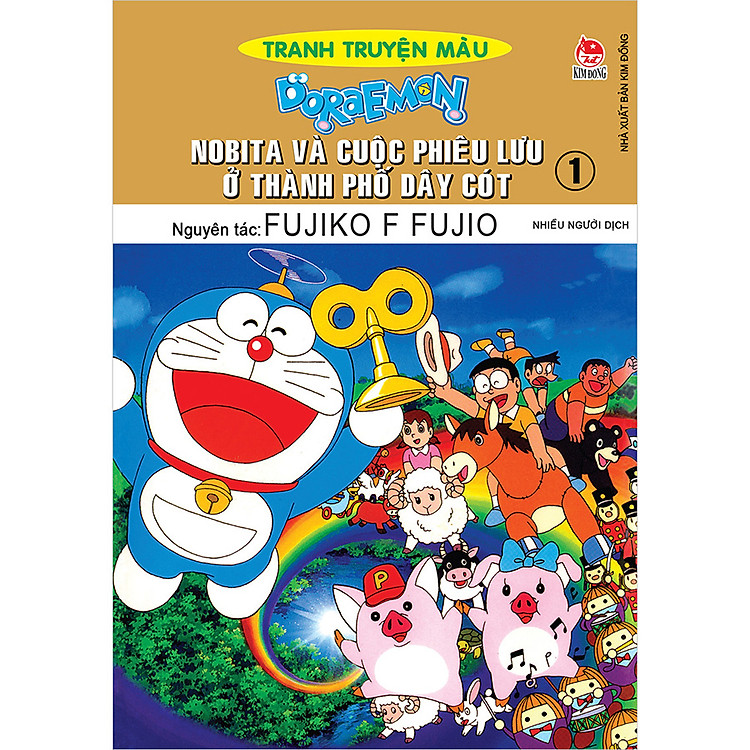Doraemon Tranh Truyện Màu: Nobita Và Cuộc Phiêu Lưu Ở Thành Phố Dây Cót – Tập 1