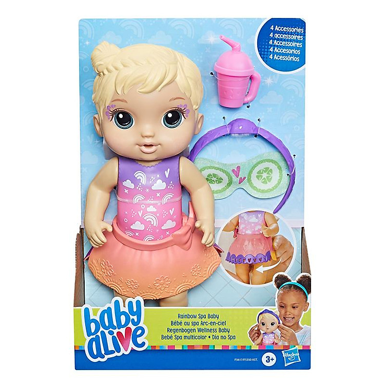 Đồ Chơi BABY ALIVE Spa Raniee F5617 Chính hãng Tiết kiệm - Hình ảnh 5