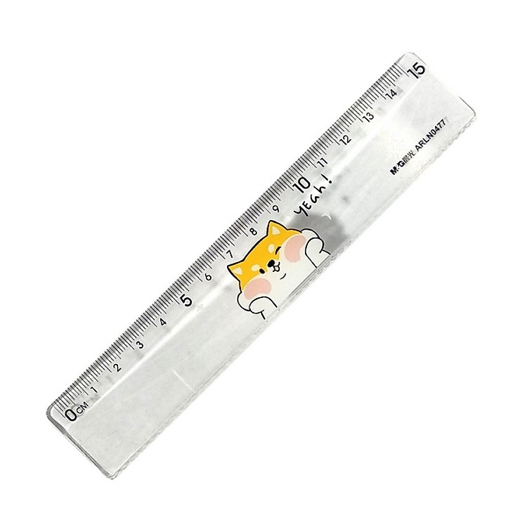 Bộ 3 M&G Thước Kẻ 15Cm ARLN0477 - Hình Chó