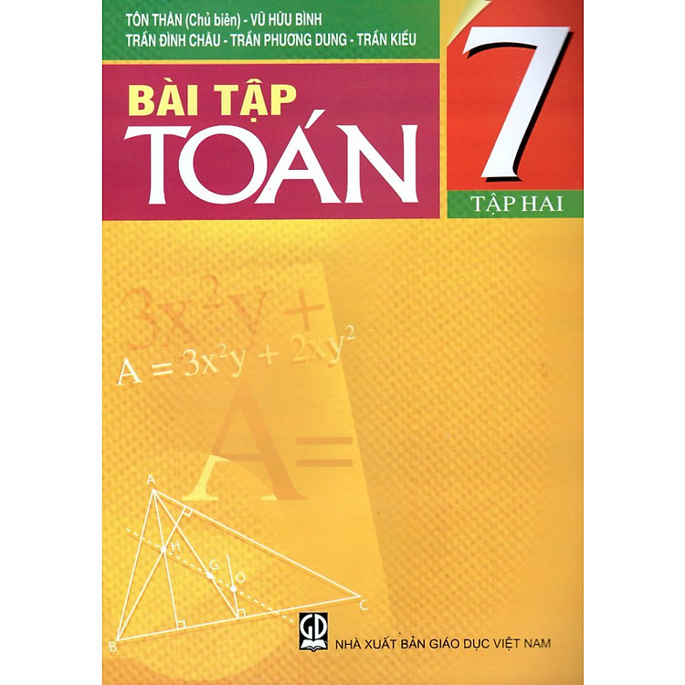 Sách Bài Tập Toán Học Lớp 7 (Tập 2) - Tái Bản