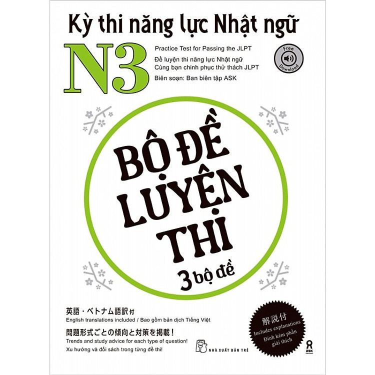 Kỳ Thi Năng Lực Nhật Ngữ N3 – Bộ Đề Luyện Thi 3 Bộ Đề