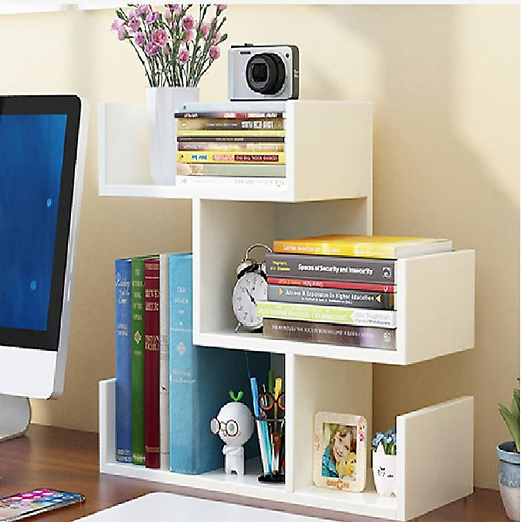 Kệ, giá sách gỗ để bàn (45cm x 43cm x 17cm) m5