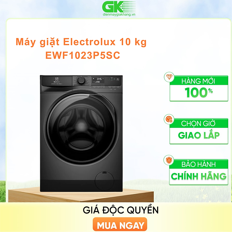 EWF1023P5SC - Máy giặt Electrolux UltimateCare 500 Inverter 10 kg EWF1023P5SC - Hàng Chính Hãng - Chỉ Giao HCM