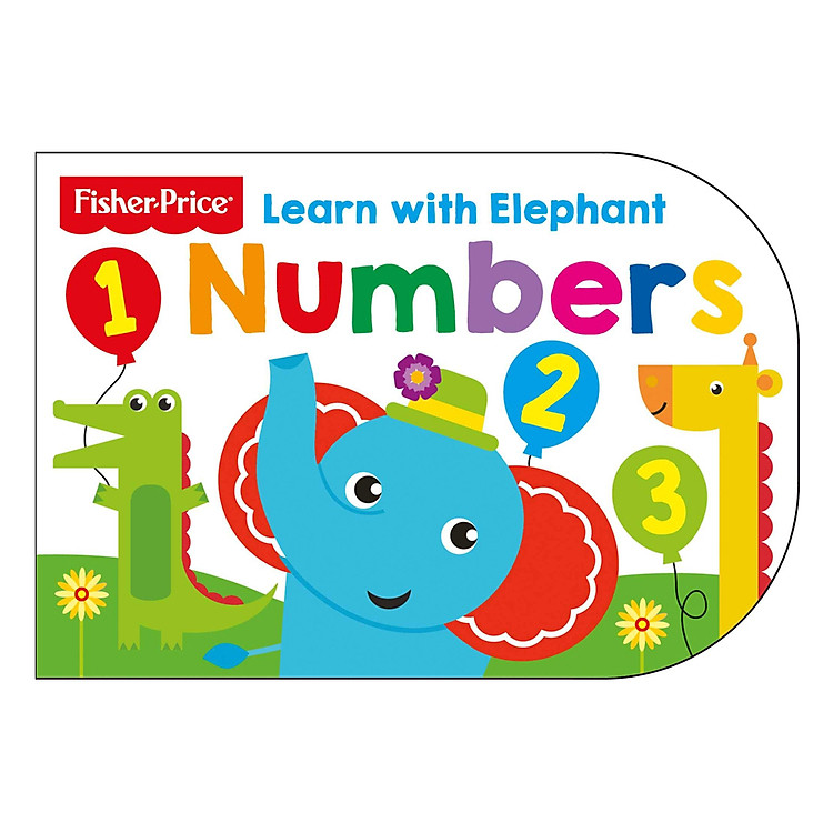 Sách Fisher Price: Learn with Elephant Numbers
