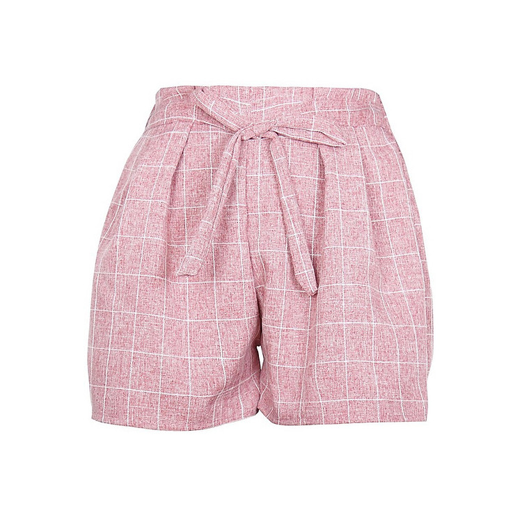 Quần Sooc Nữ Kẻ Caro