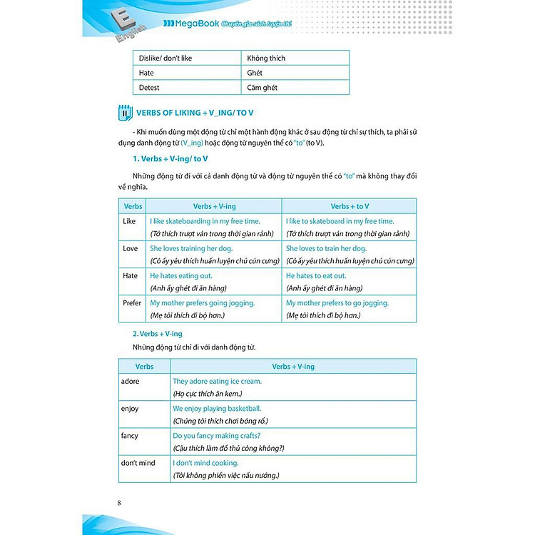 Luyện Chuyên Sâu Ngữ Pháp Và Bài Tập Tiếng Anh Lớp 8 - Tập 1 - Ảnh 7