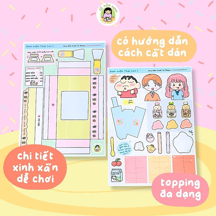 Bộ Tranh Tương Tác Cô Tiên Xanh Chính hãng Tiết kiệm - Hình ảnh 3