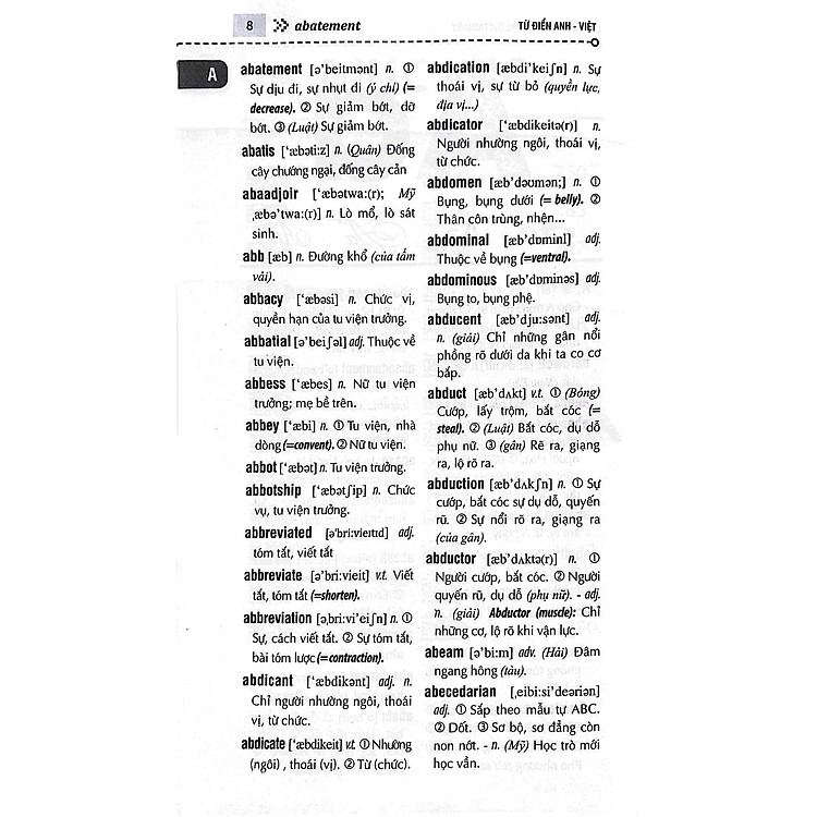 Từ Điển Anh Việt 225.000 Mục Từ & Định Nghĩa (Tái Bản 2024) - Ảnh 5