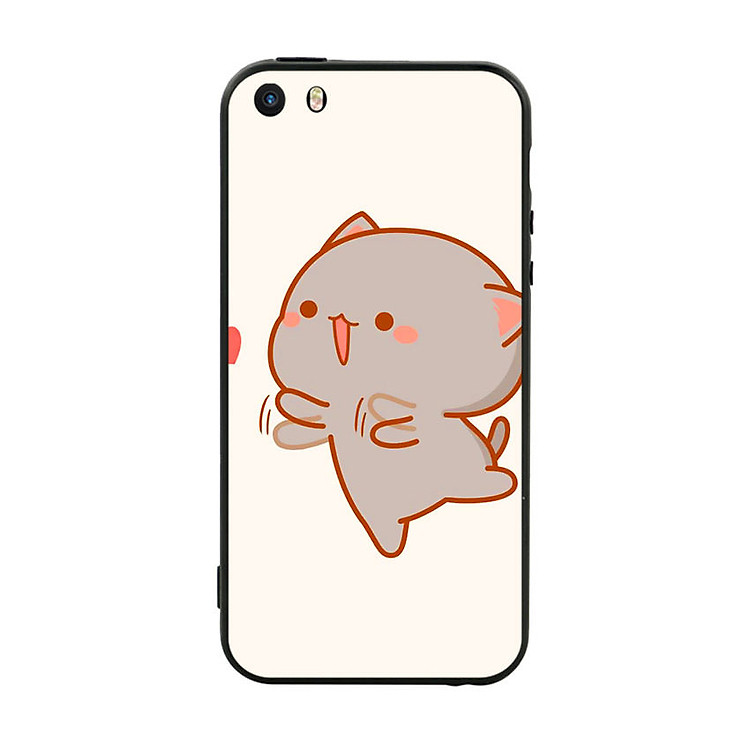 Ốp lưng viền TPU cho điện thoại Iphone 5 - Cute 07