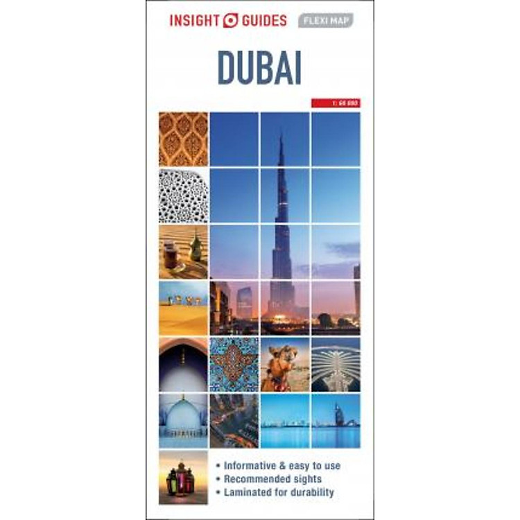 Sách - Insight Guides Flexi Map Dubai (Insight Maps) by APA Publications Limited (UK edition, paperback)
