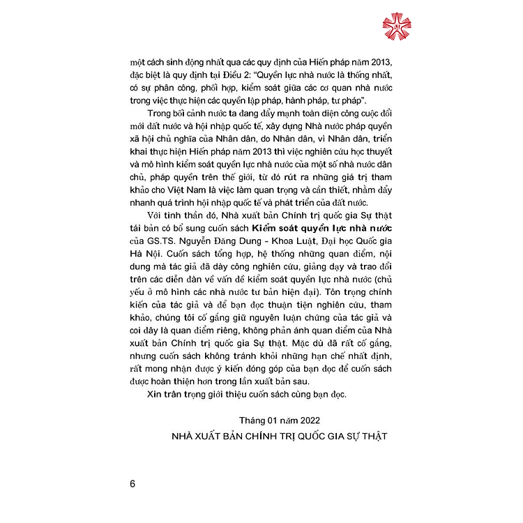 Kiểm Soát Quyền Lực Nhà Nước (Tái Bản Có Sửa Chữa, Bổ Sung) - Ảnh 4